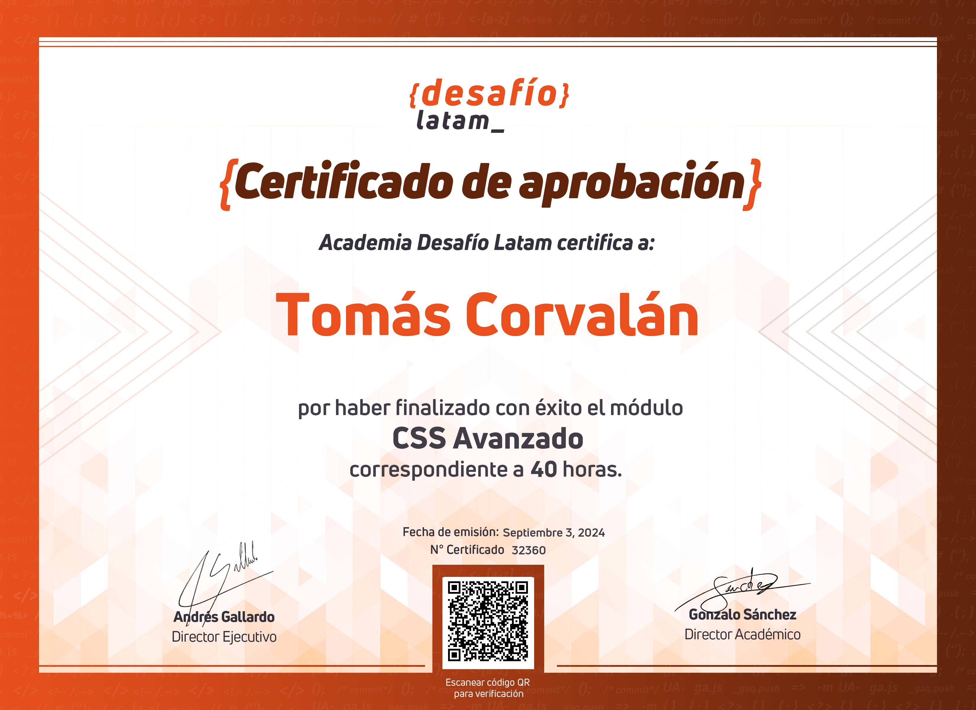 Certificado - CSS